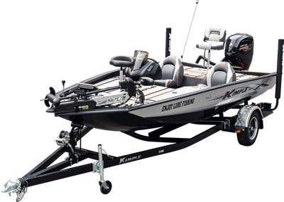 Πλαϊνή κονσόλα αλουμινίου 17 ποδιών Bass Boat